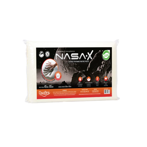 Travesseiro NASA X Viscoelástico Anatômico – PrimeSono DualHeight