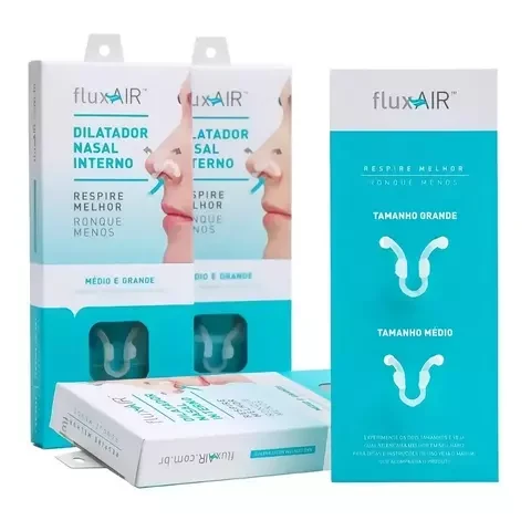 Dilatador Nasal Anti Ronco – PrimeSono FluxAir Respire Melhor