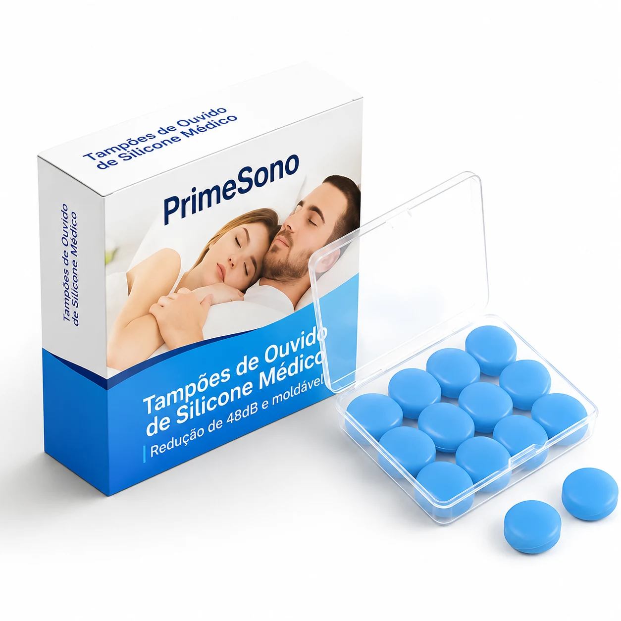 Tampão de Silicone Impermeável para Natação PrimeSono AquaSilence