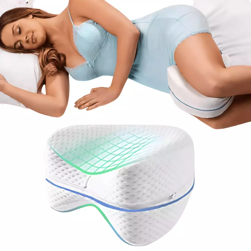 Travesseiro Ortopédico para Joelhos e Pernas – PrimeSono KneeRest